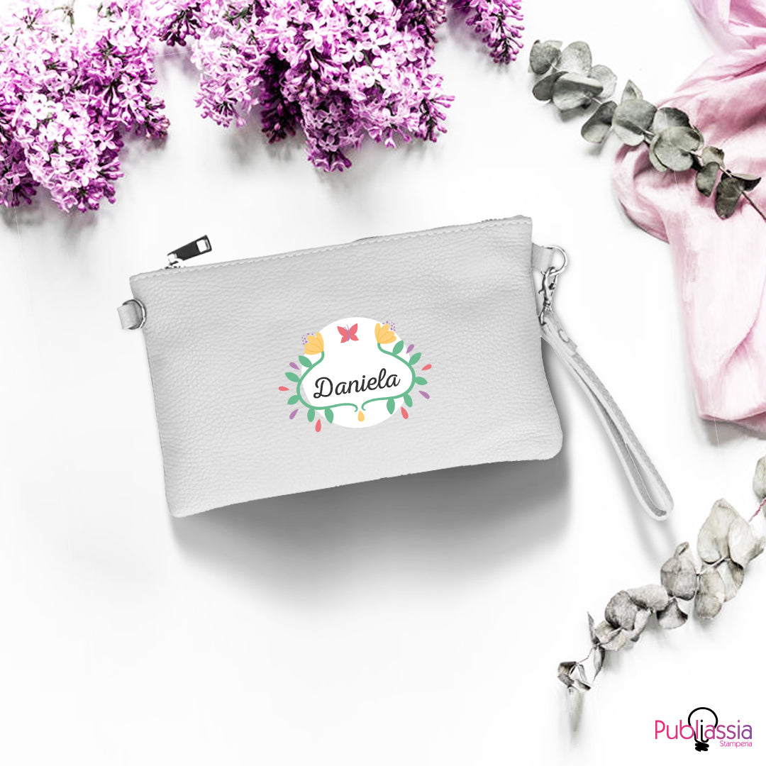 Butterfly - Pochette Ecopelle Personalizzata