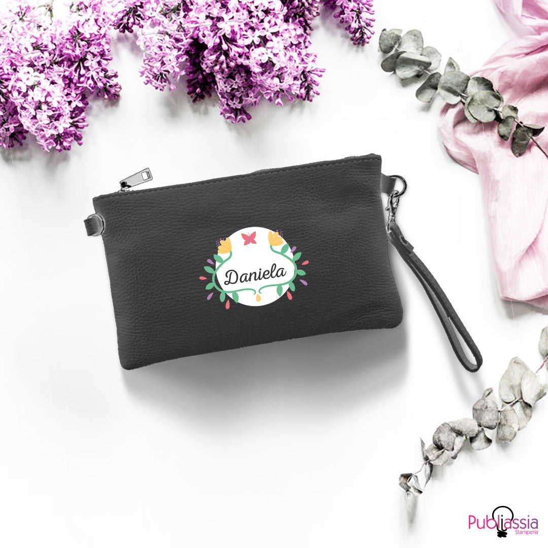 Butterfly - Pochette Ecopelle Personalizzata