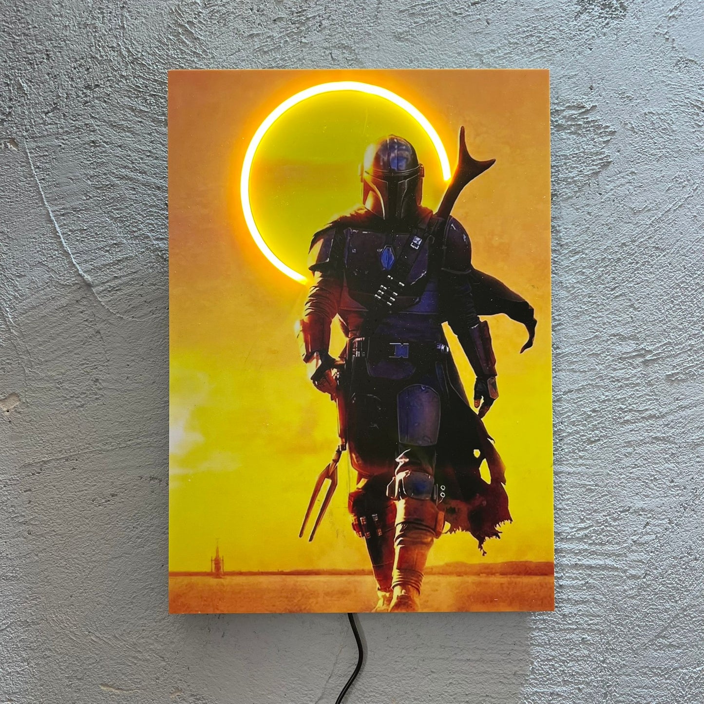 Planet Hero - Quadretto con Neon Led