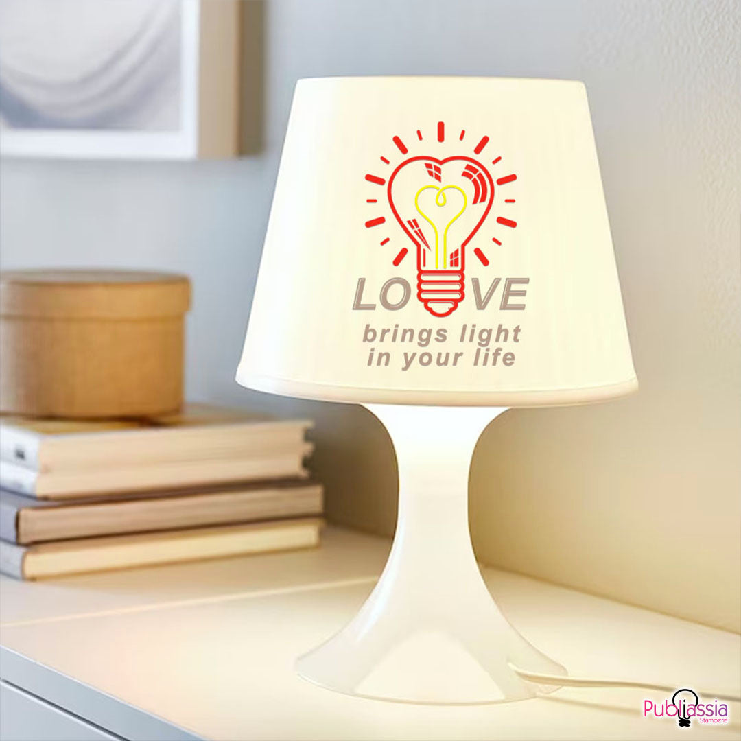Love - Lampada da Tavolo Personalizzata