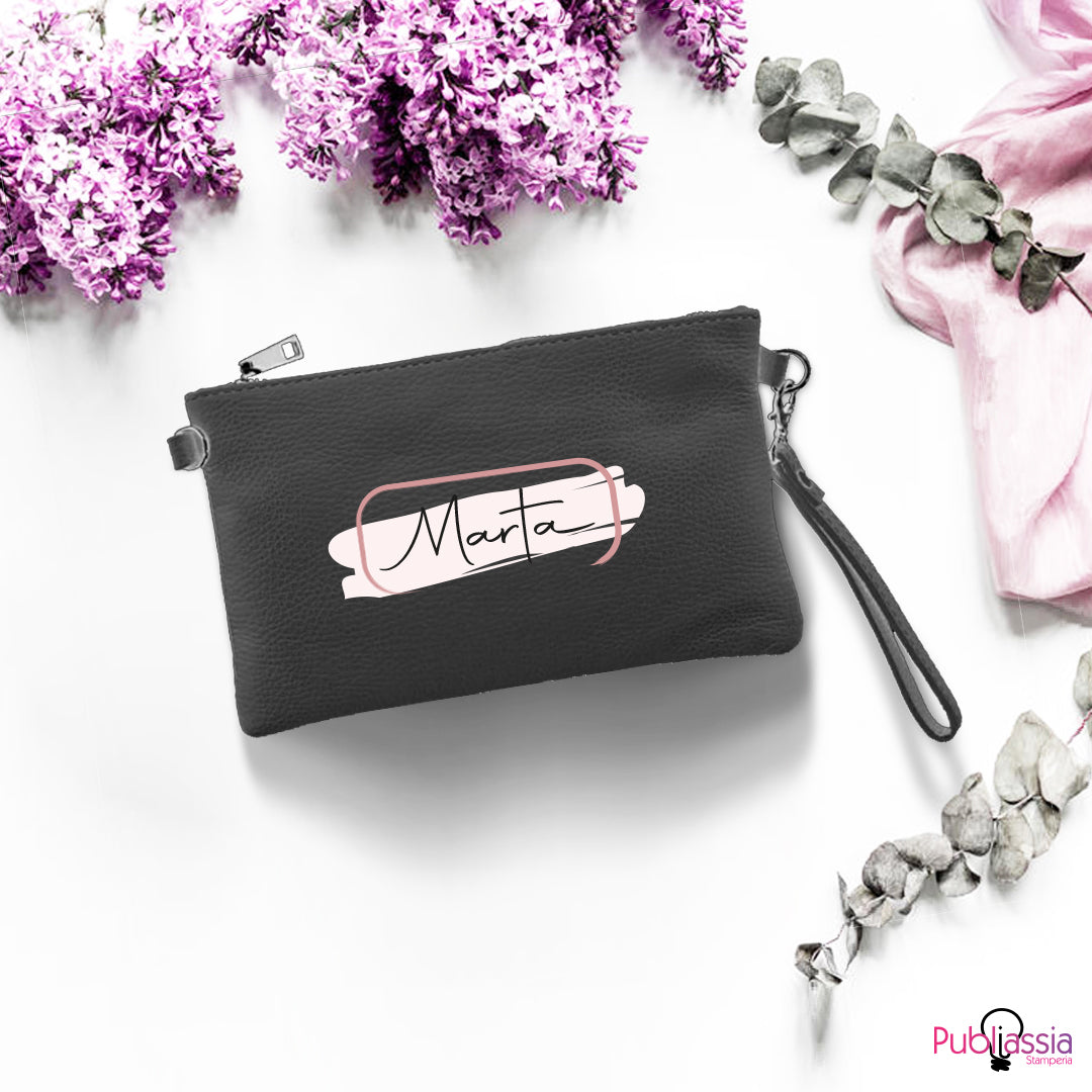 Mood - Pochette Ecopelle Personalizzata