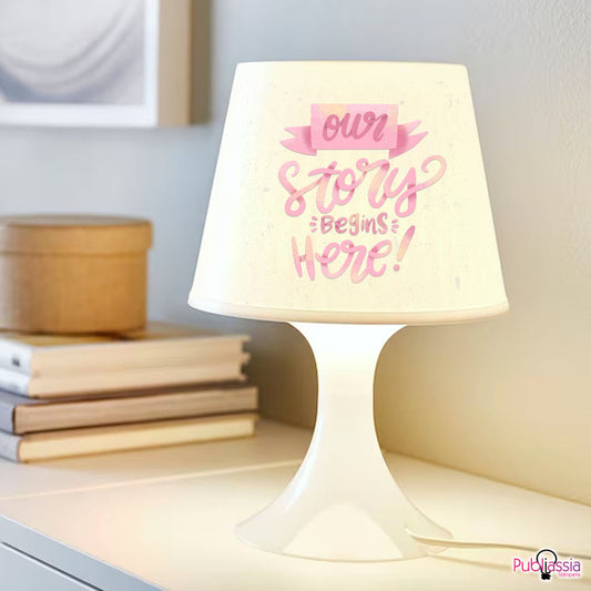 Pink - Lampada da Tavolo Personalizzata