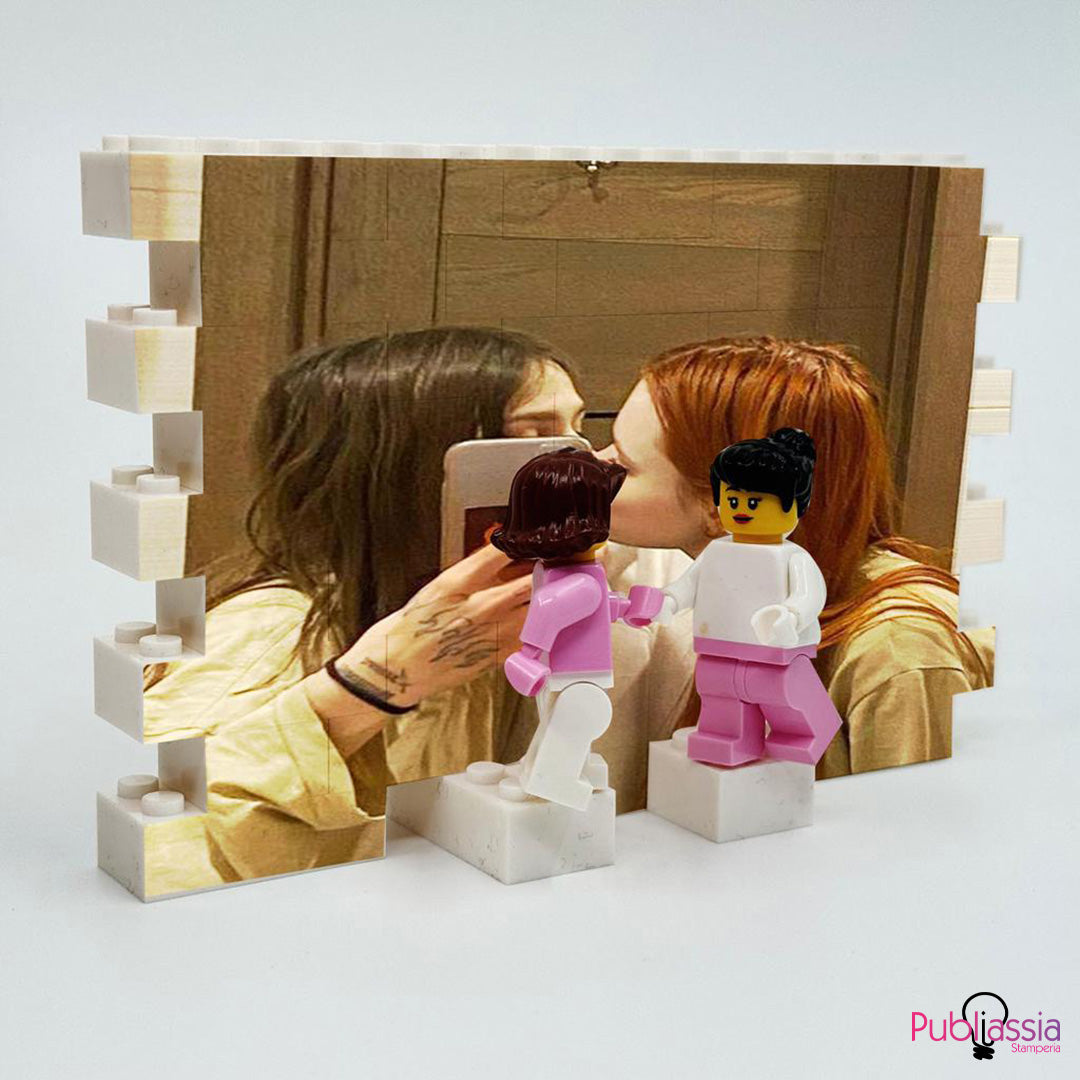 Best Couple - Mattoncini con foto personalizzata