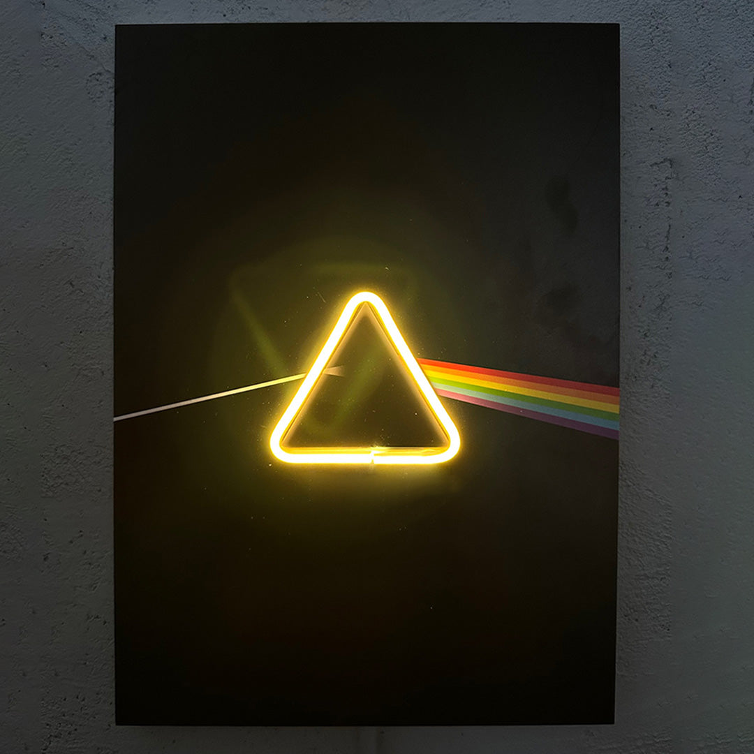 Rock Color - Quadretto con Neon Led