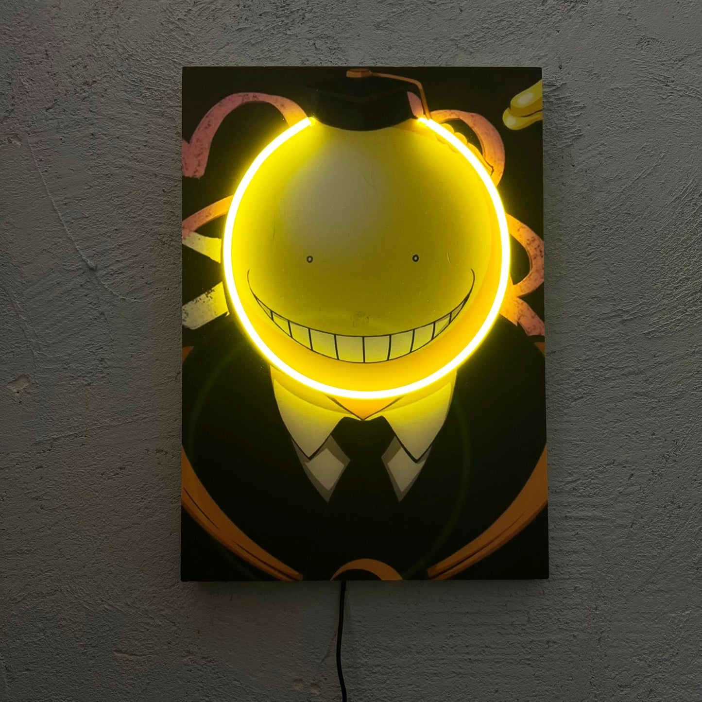 Manga Smile - Quadretto con Neon Led