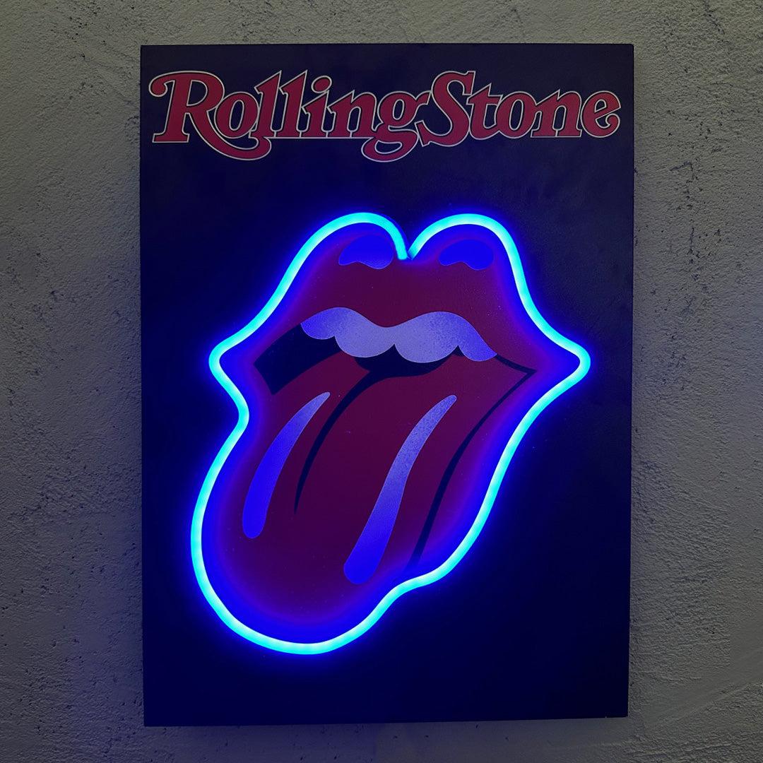 Rolling Stoxx - Quadretto con Neon Led