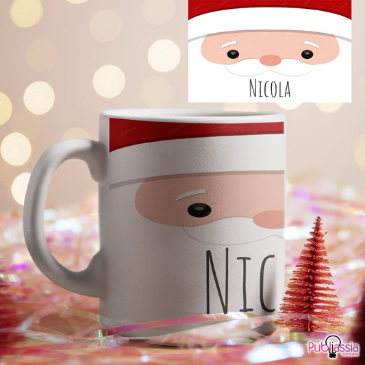 Babbo Natale - Tazza mug personalizzata con nome