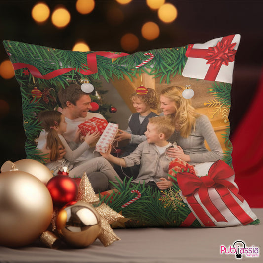 Christmas Family - Cuscino - idea regalo natale