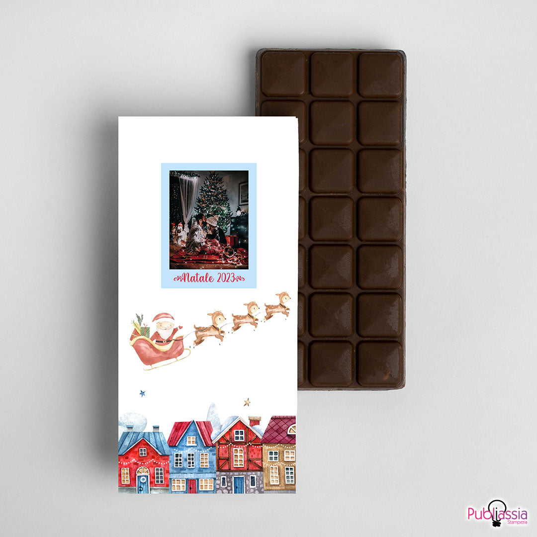 Natale - Tavoletta di Cioccolata Personalizzata