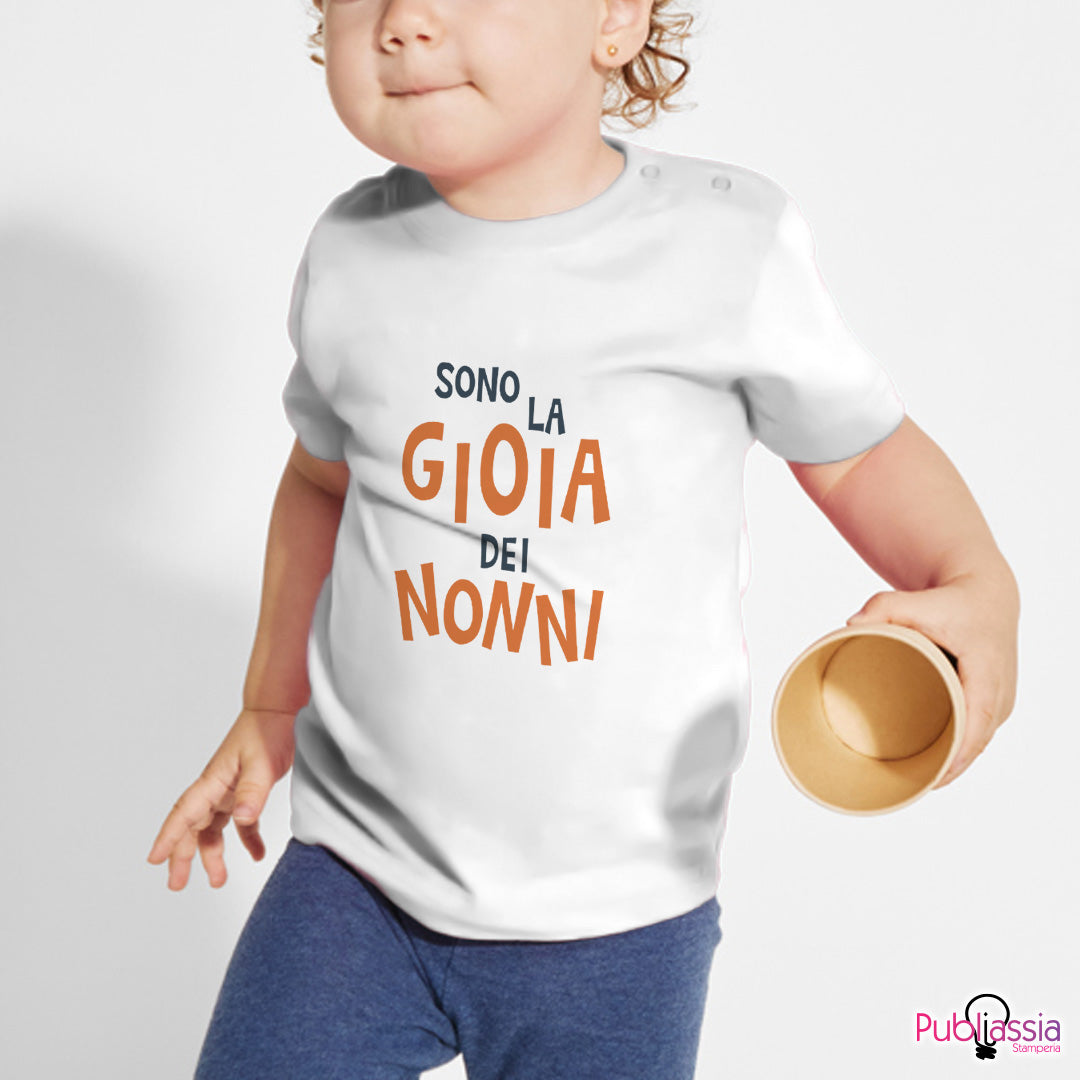 Sono la gioia dei nonni - T-shirt personalizzata