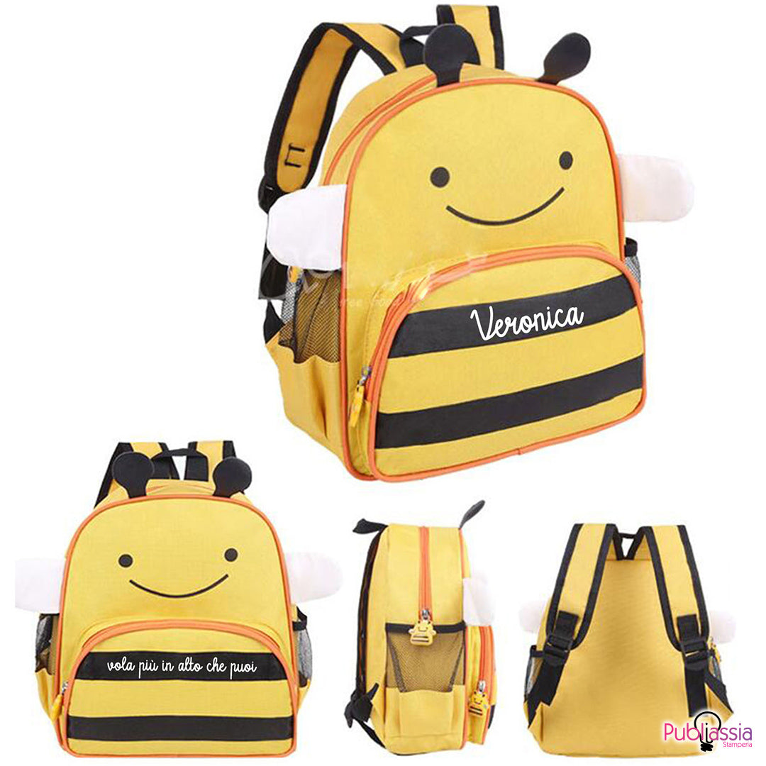 Ape - Zaino per bambini personalizzato con nome