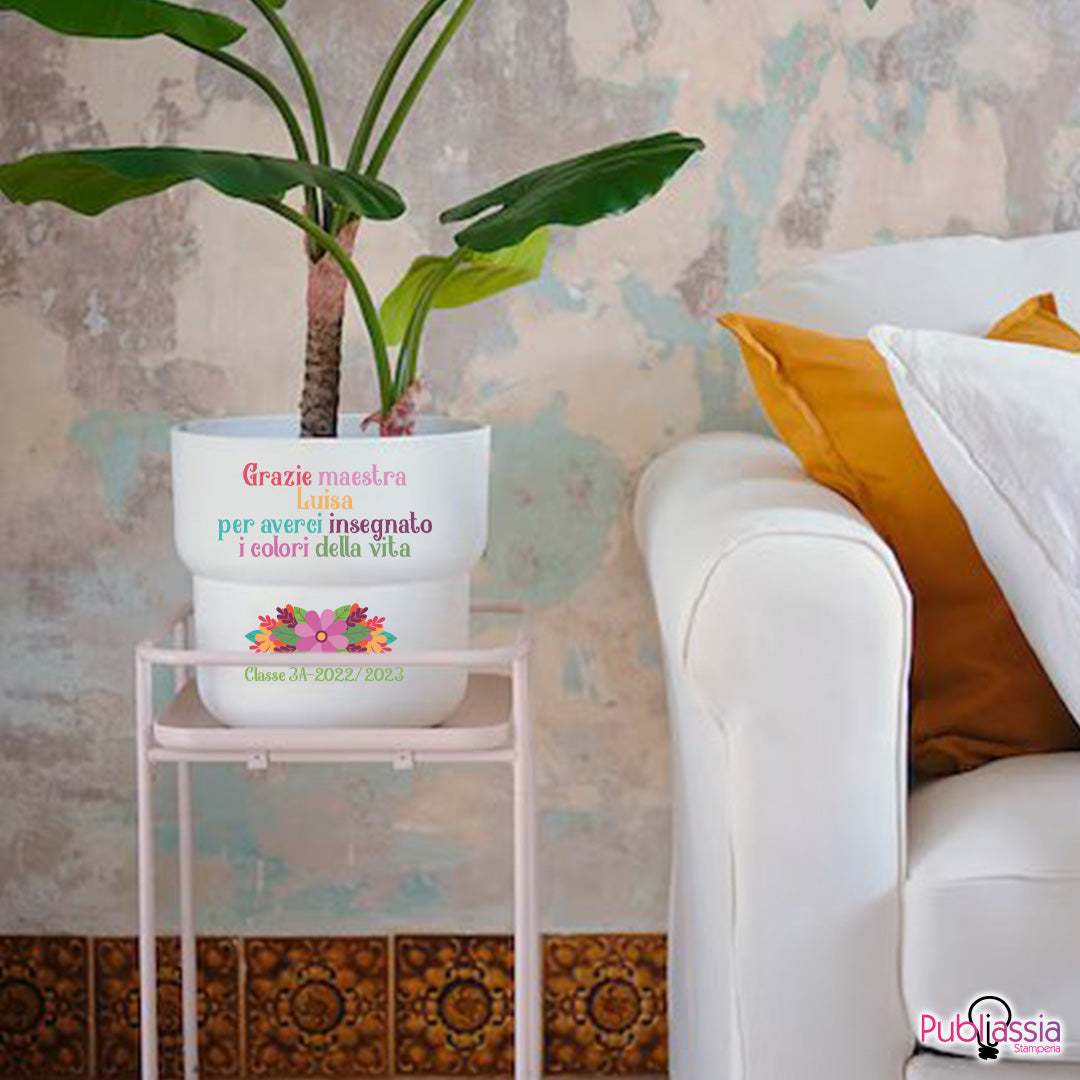 I colori della vita - Portavaso personalizzato con nomi