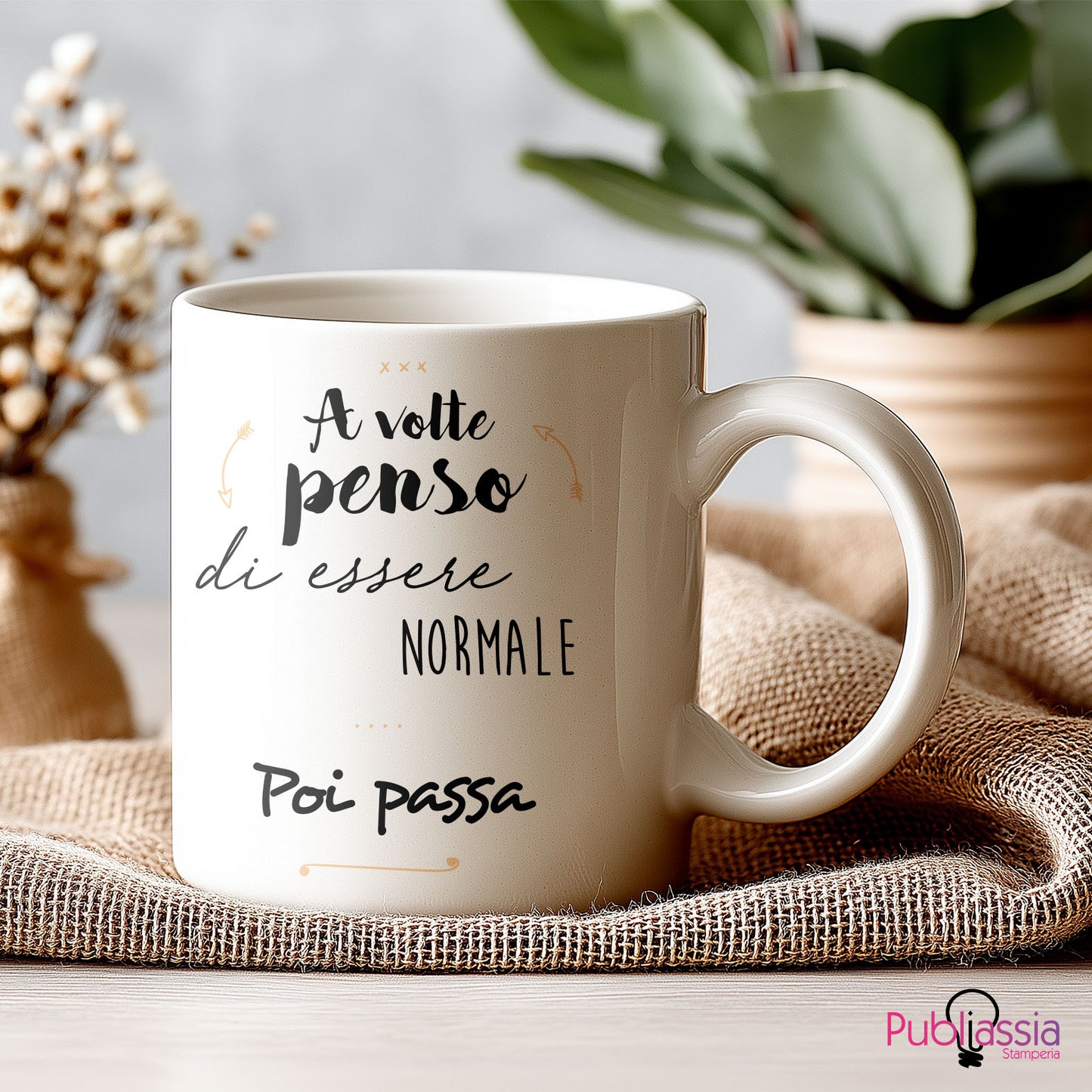 A volte penso di essere normale poi passa - Tazza mug