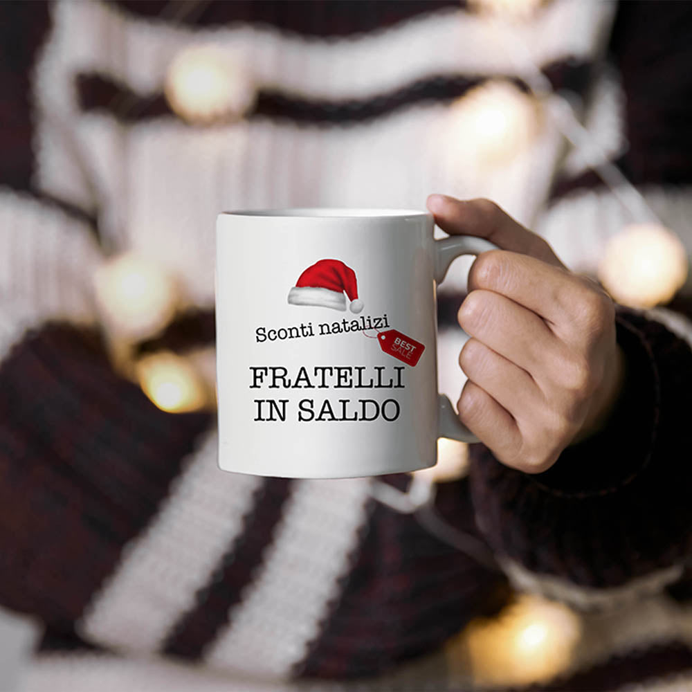 Fratelli in Saldo - Tazza mug - idea regalo Natale