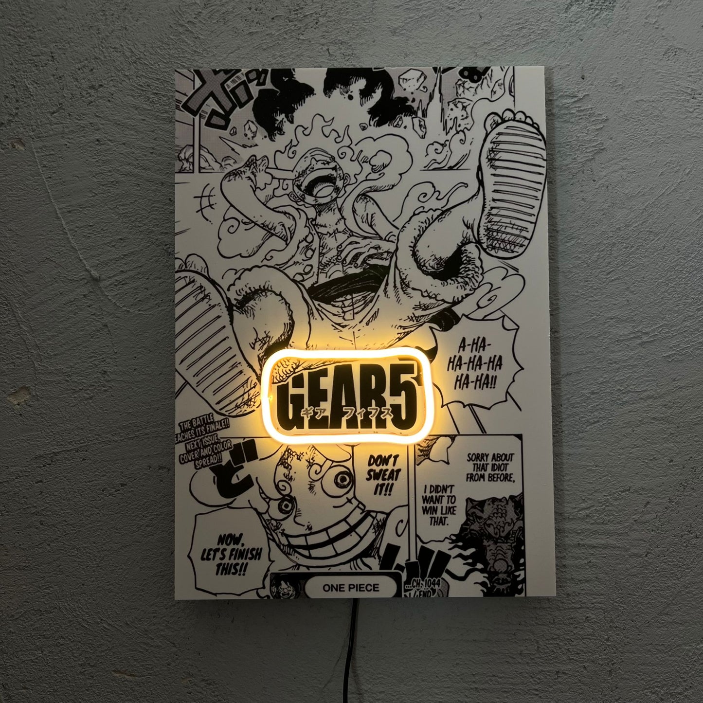 Gear5 - Quadretto con Neon Led