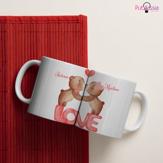 Love Bear - Coppia tazze Mug