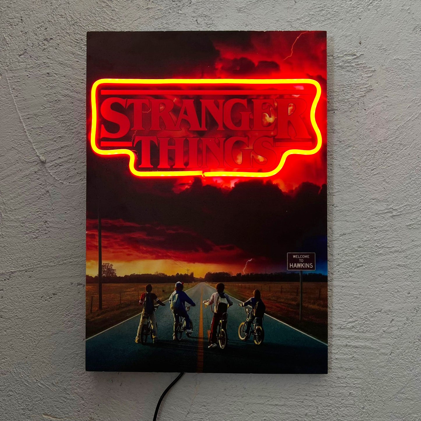 Stranger - Quadretto con Neon Le