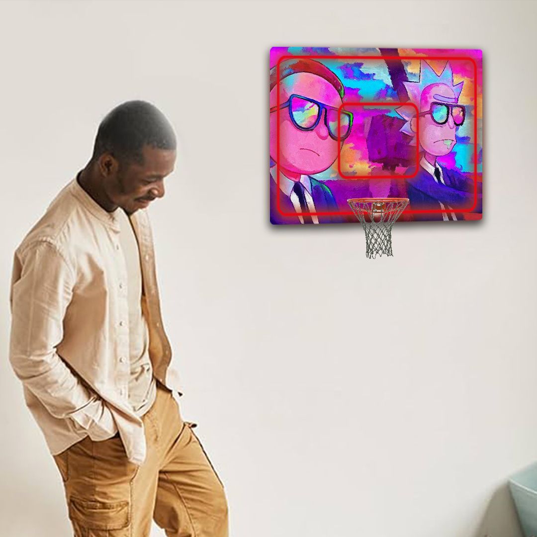 R e M - Canestro con neon led