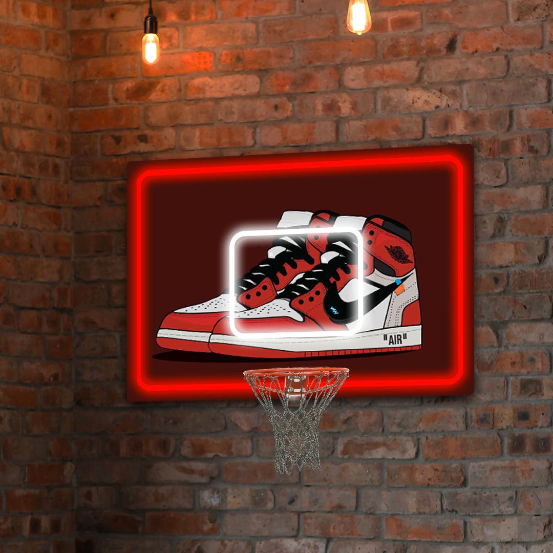 Off Red - Canestro con neon led