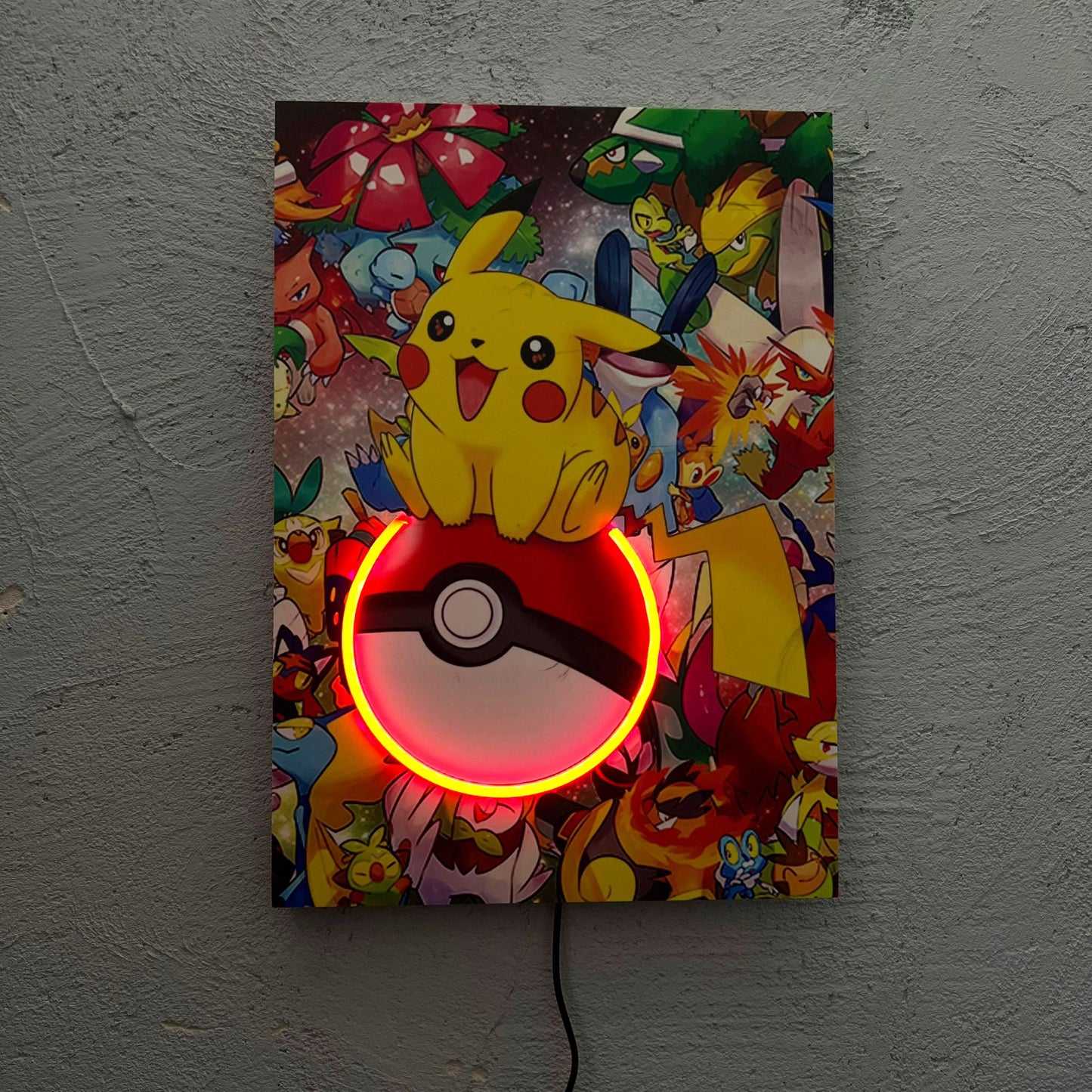 Pocket Color - Quadretto con Neon Led