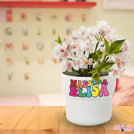 Maestra - Portavaso personalizzato