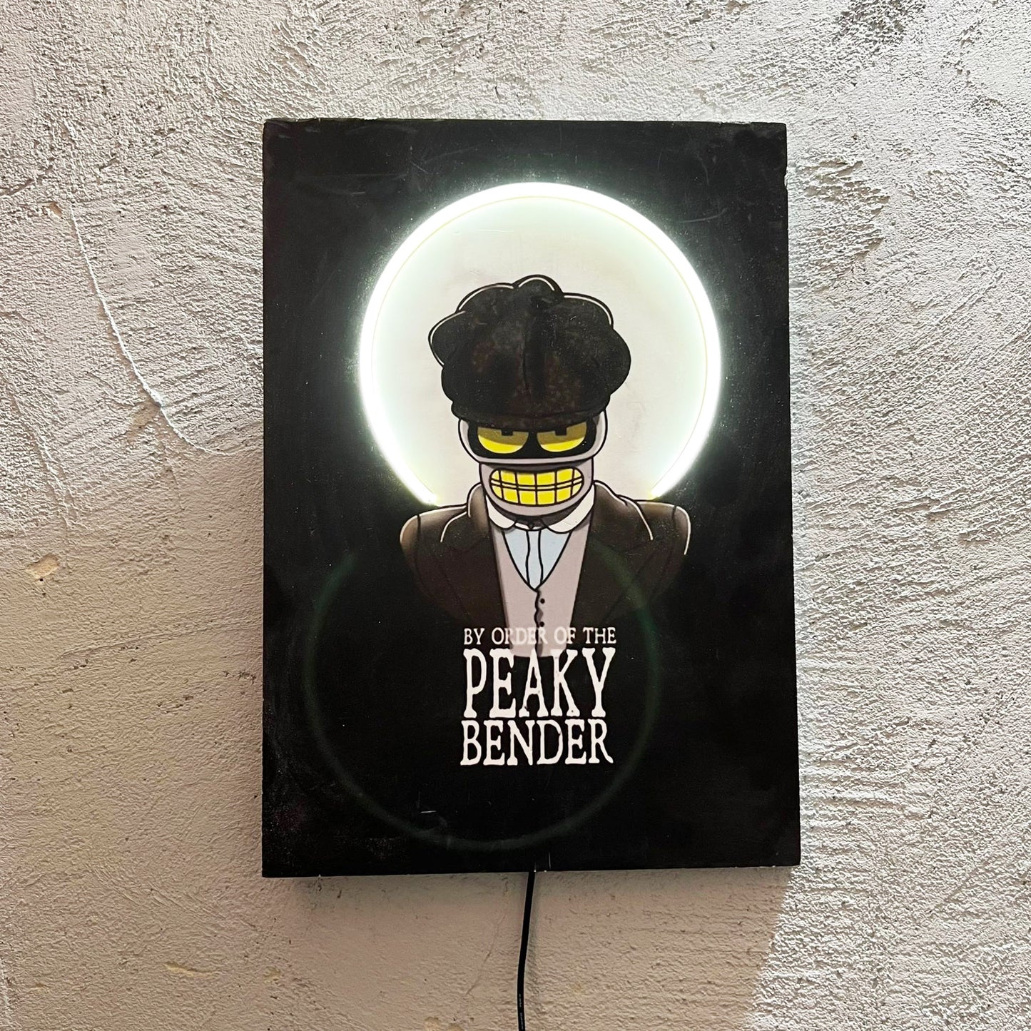 Peaky - Quadretto con Neon Led