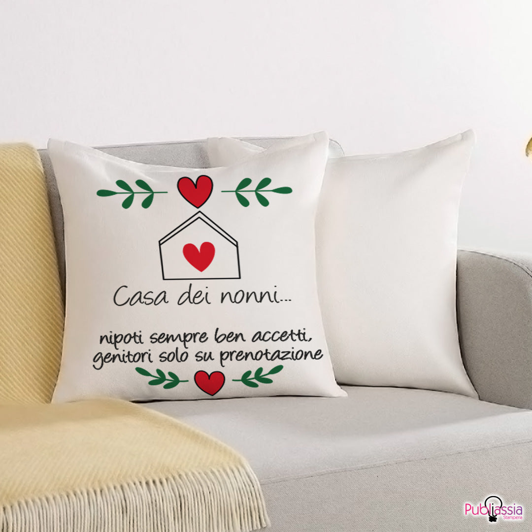 Casa dei nonni - Cuscino personalizzato