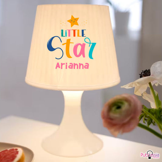 Little star - Lampada da Tavolo Personalizzata con Nome