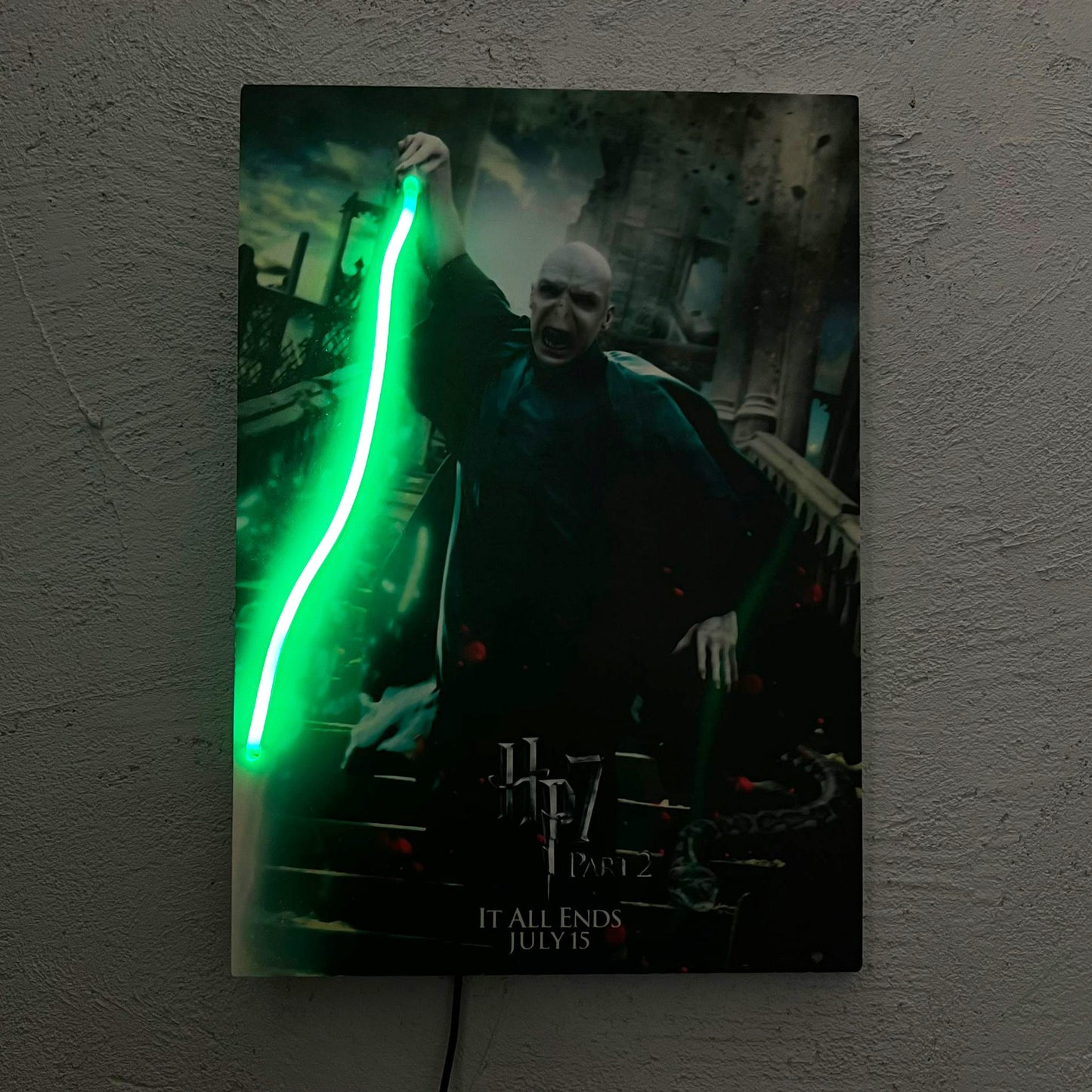 HP Magic Dark - Quadretto con Neon Led