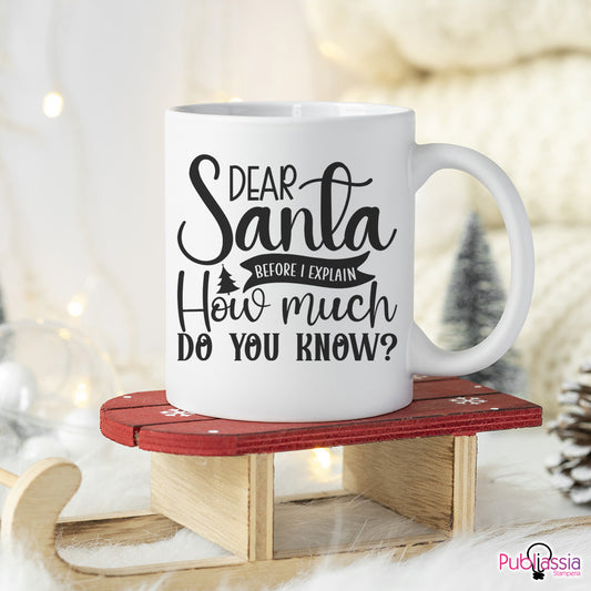 Dear Santa - Tazza mug