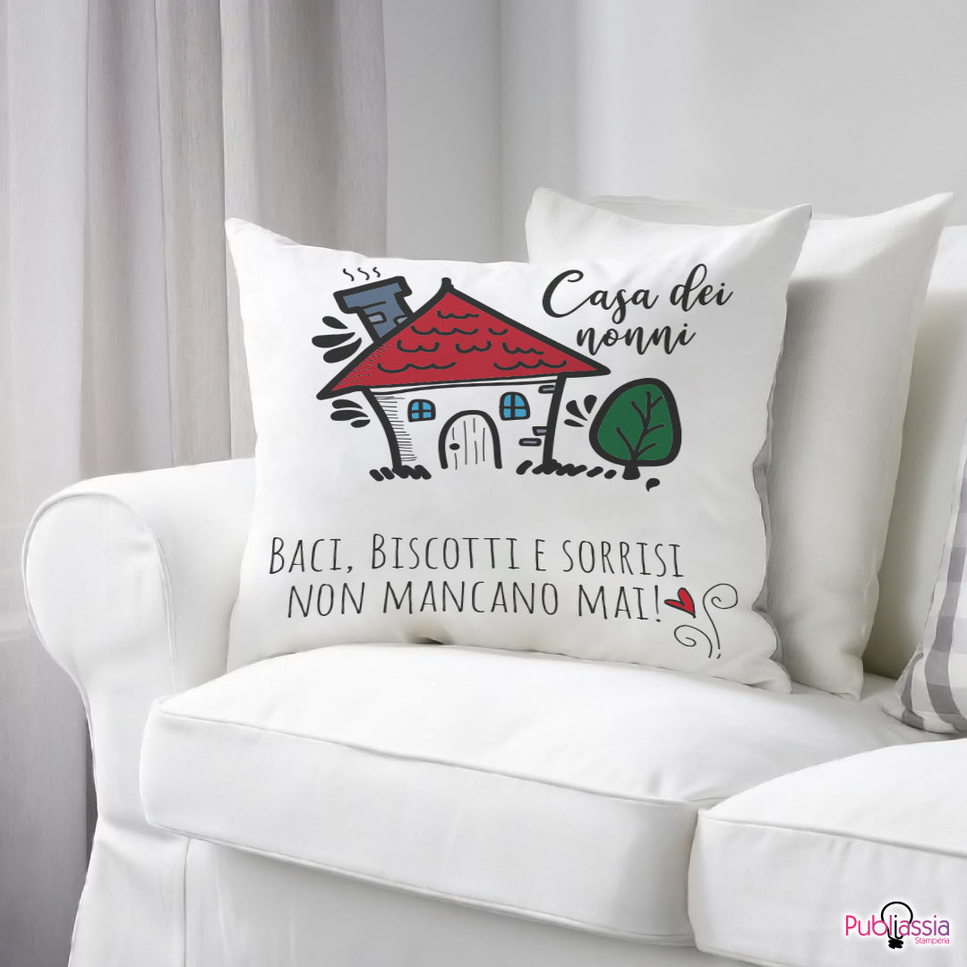 Dolce casa de Nonni - Cuscino personalizzato