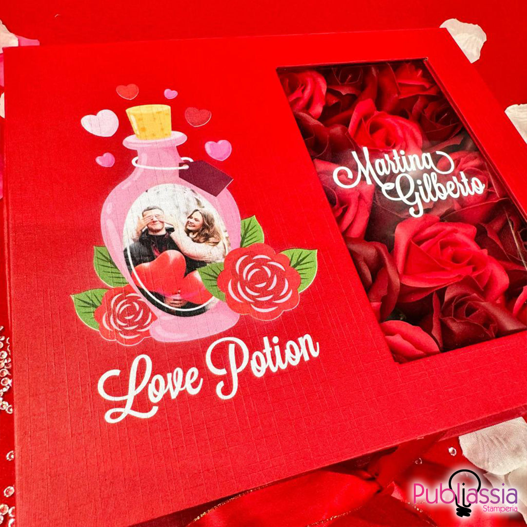 Scent of love Box - Scatola personalizzata con foto e nomi