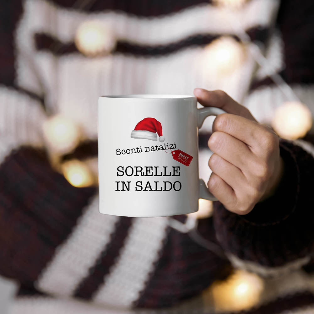 Sorelle in Saldo - Tazza mug - idea regalo Natale