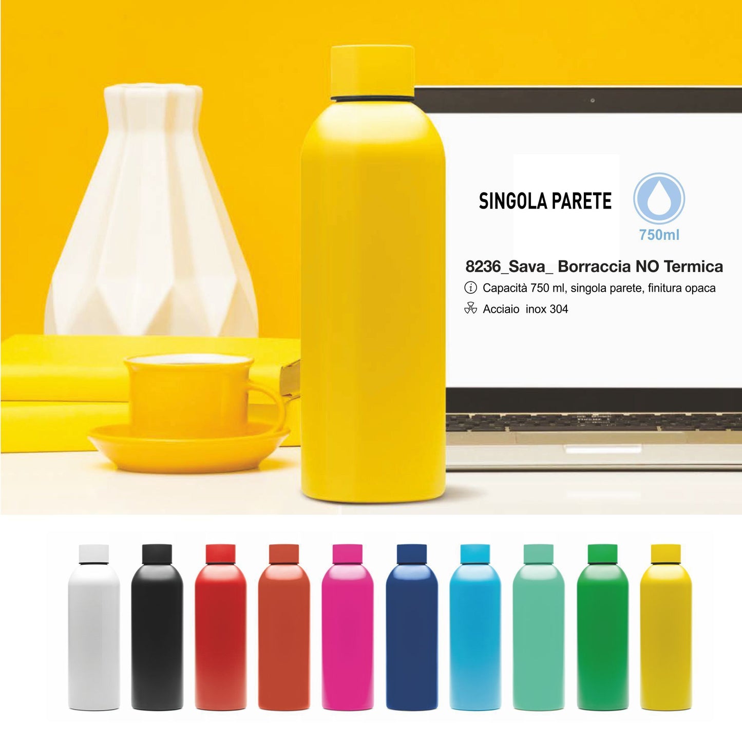 Giraffa - Borraccia - personalizzata con nome