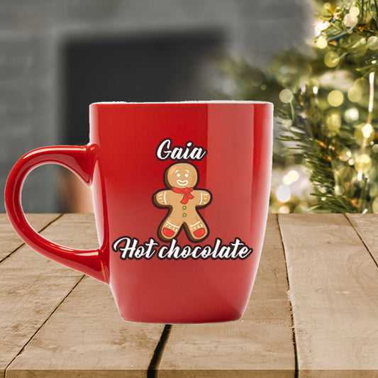 Hot chocolate Name - Tazza mug personalizzata con nome - idea regalo Natale
