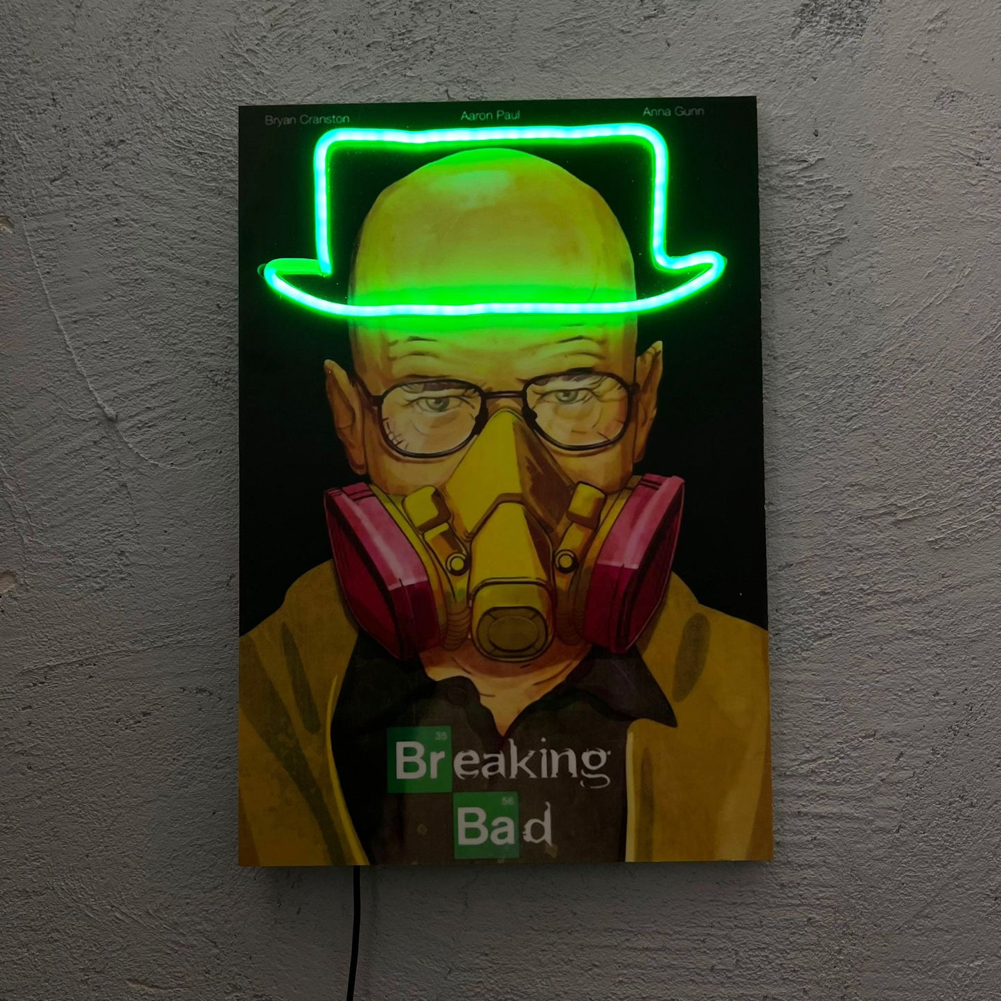 Bad - Quadretto con Neon Led