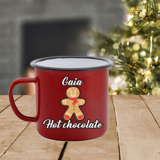 I love chocolate name - Tazza mug personalizzata con nome - idea regalo Natale