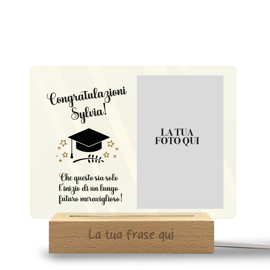 Futuro meraviglioso - Lampada - Plexiglass personalizzata