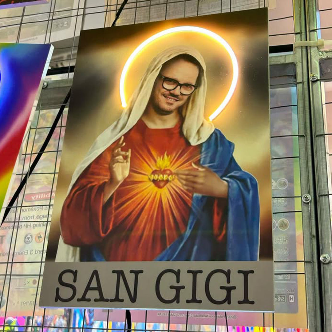 San Gigi - Quadretto con Neon Led