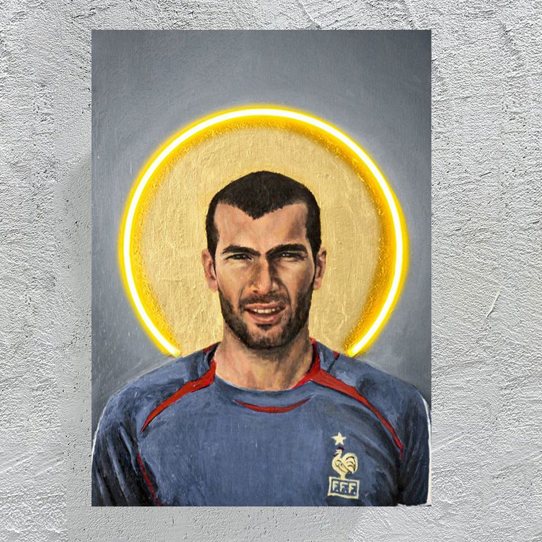 Zizou - Quadretto con Neon Led
