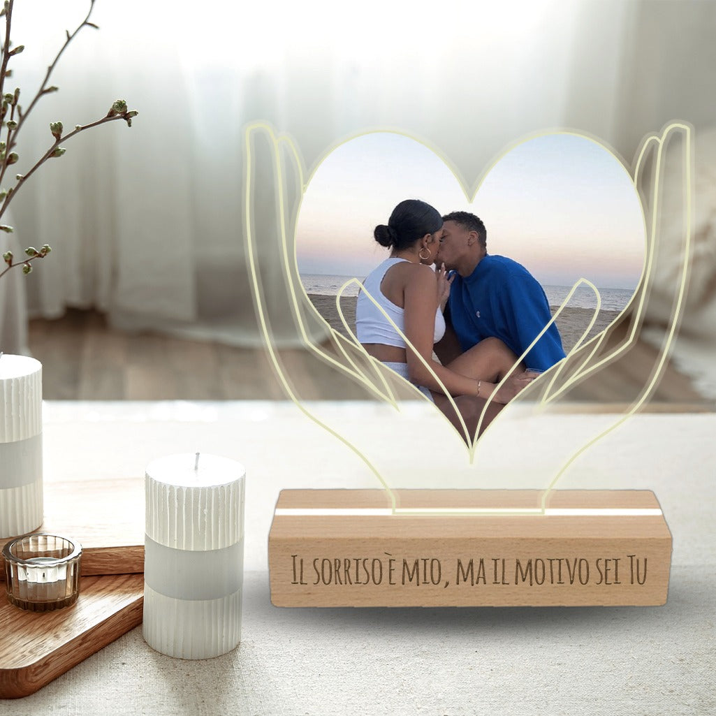 My Heart - Lampada - Plexiglass personalizzata