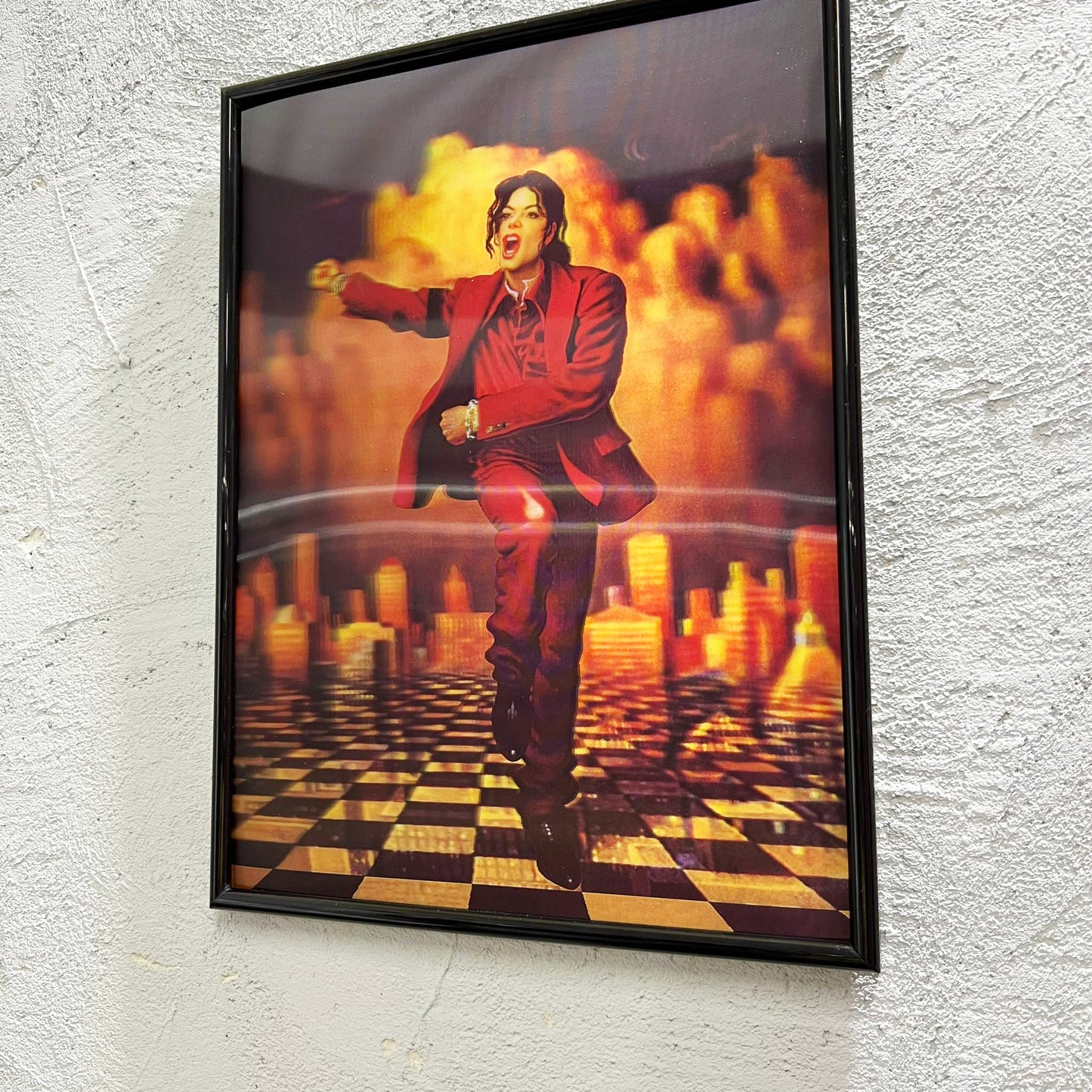King of pop - Quadretto poster 3D