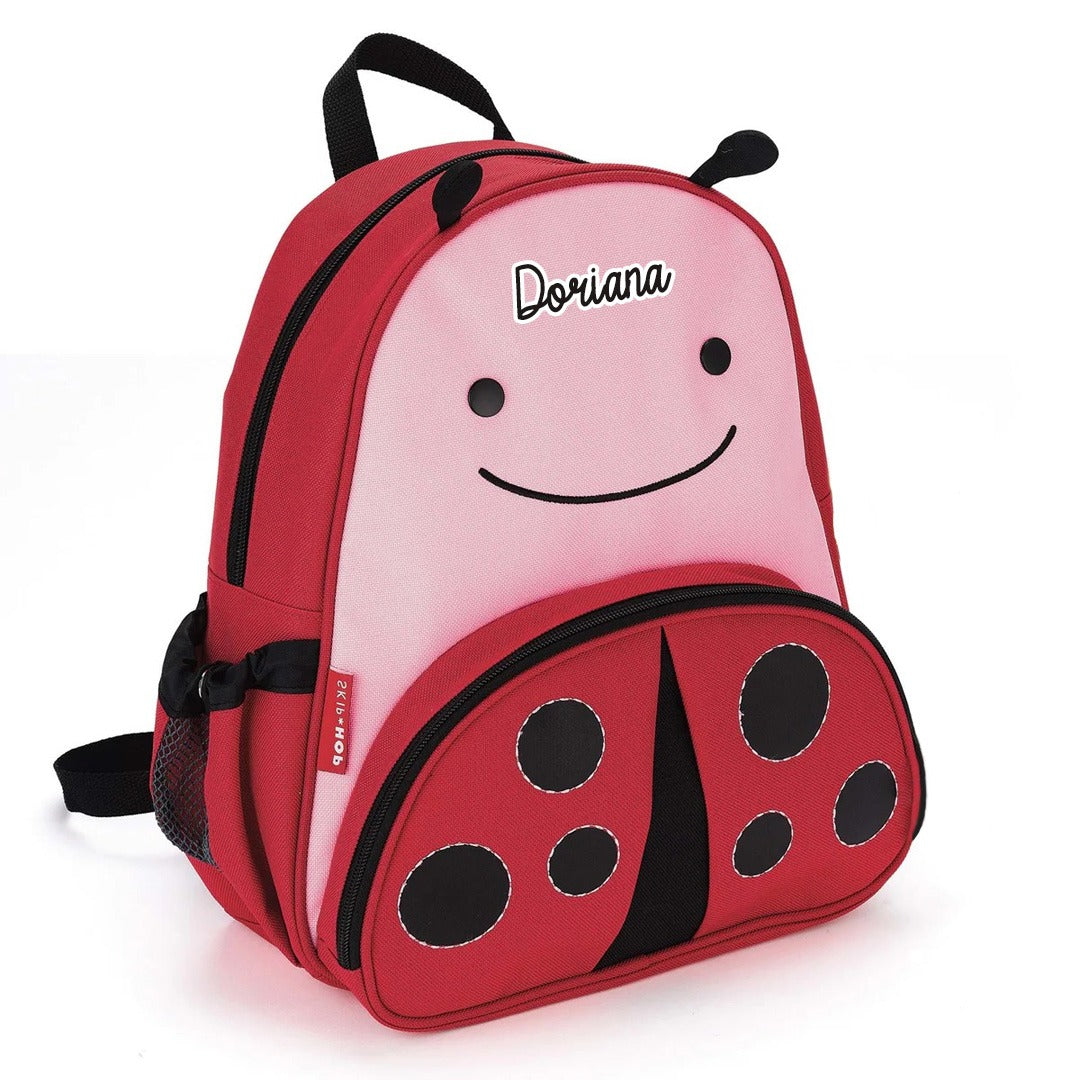 Coccinella - Zaino per bambini personalizzato con nome