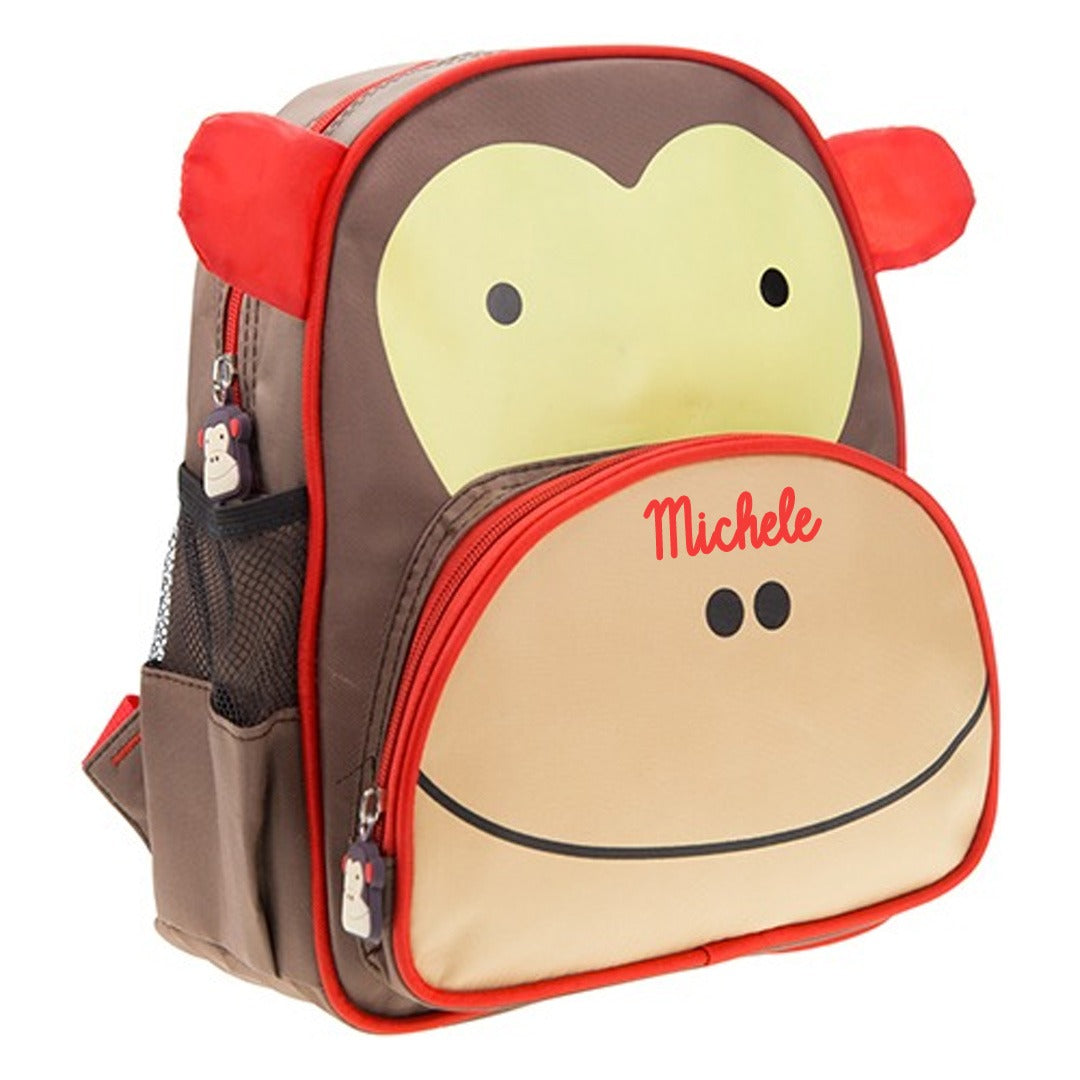 Monkey - Zaino per bambini personalizzato con nome