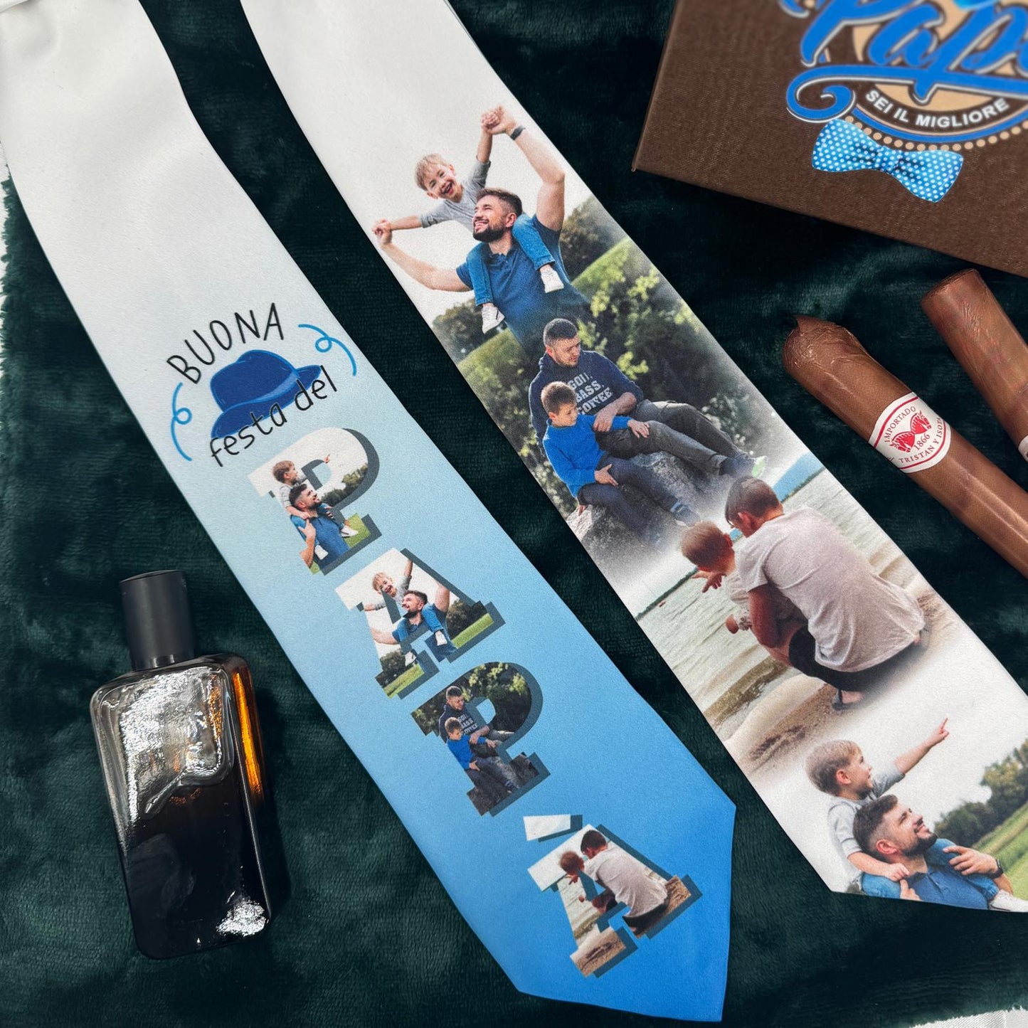 Happy Father's Day - Cravatta personalizzata con foto