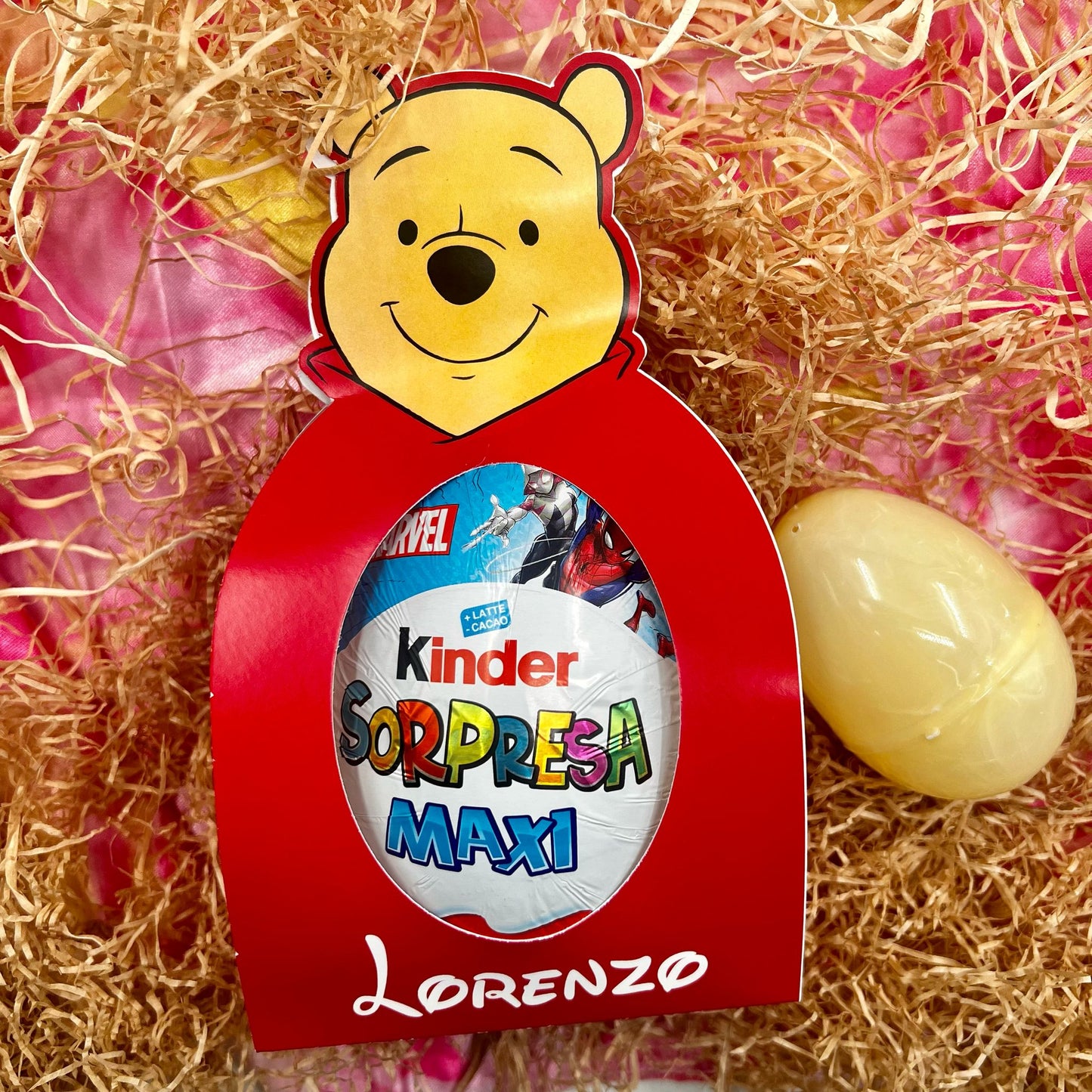 Winnie - Uovo Sorpresa Maxi - personalizzato con nome