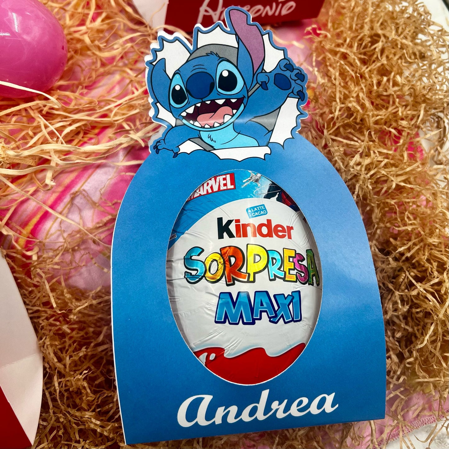 Stitch - Uovo Sorpresa Maxi - personalizzato con nome