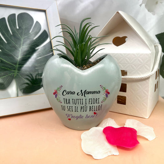 Cara mamma ti voglio bene - Piantina con vaso