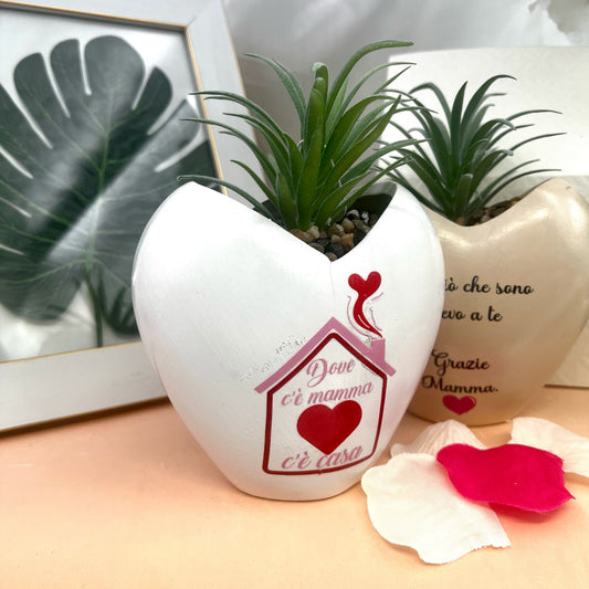 Dove c'è mamma c'è casa - Piantina con vaso