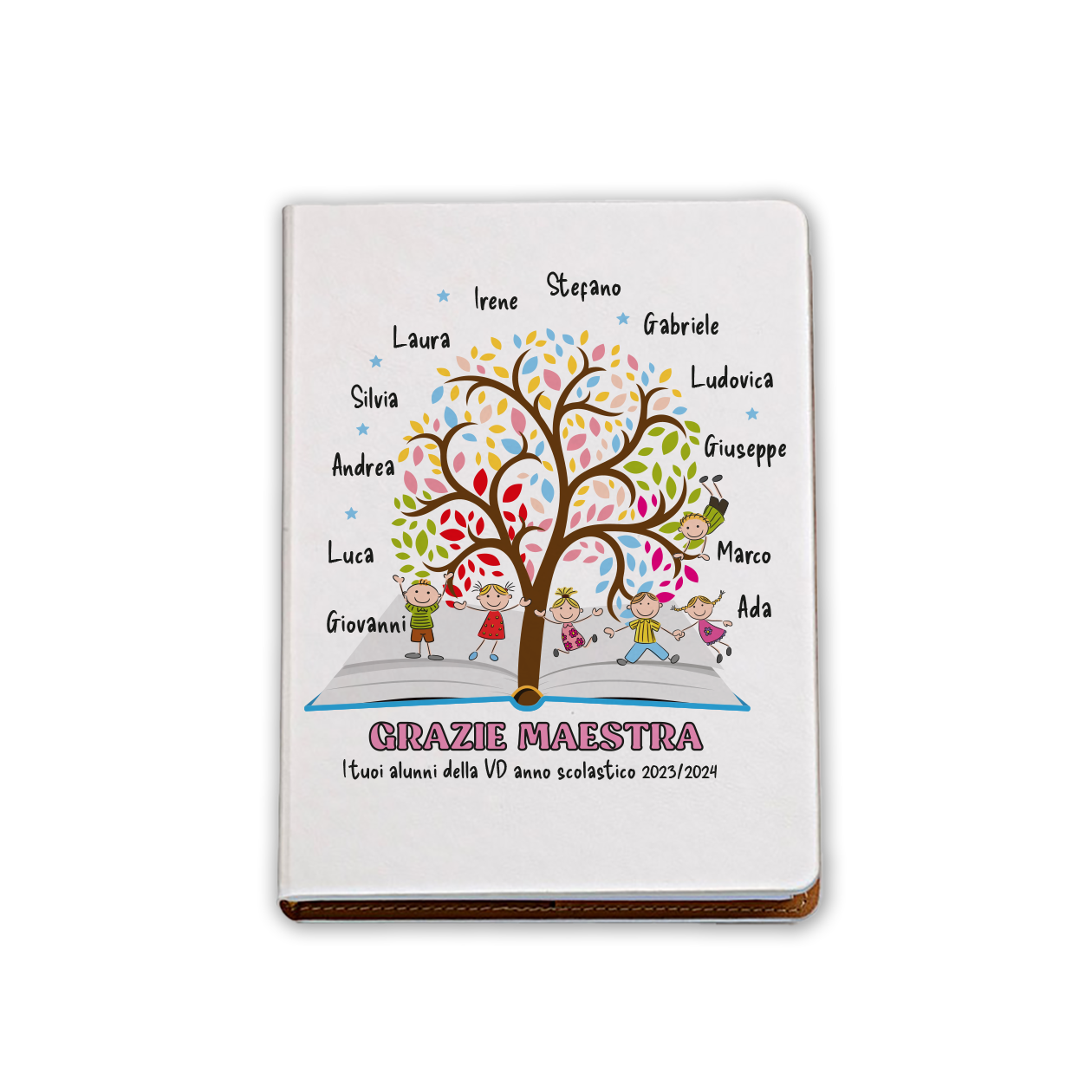 Grazie Maestra - Block Notes personalizzato